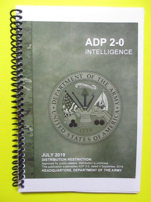 ADP 2-0 - Intelligence - BIG size - Click Image to Close